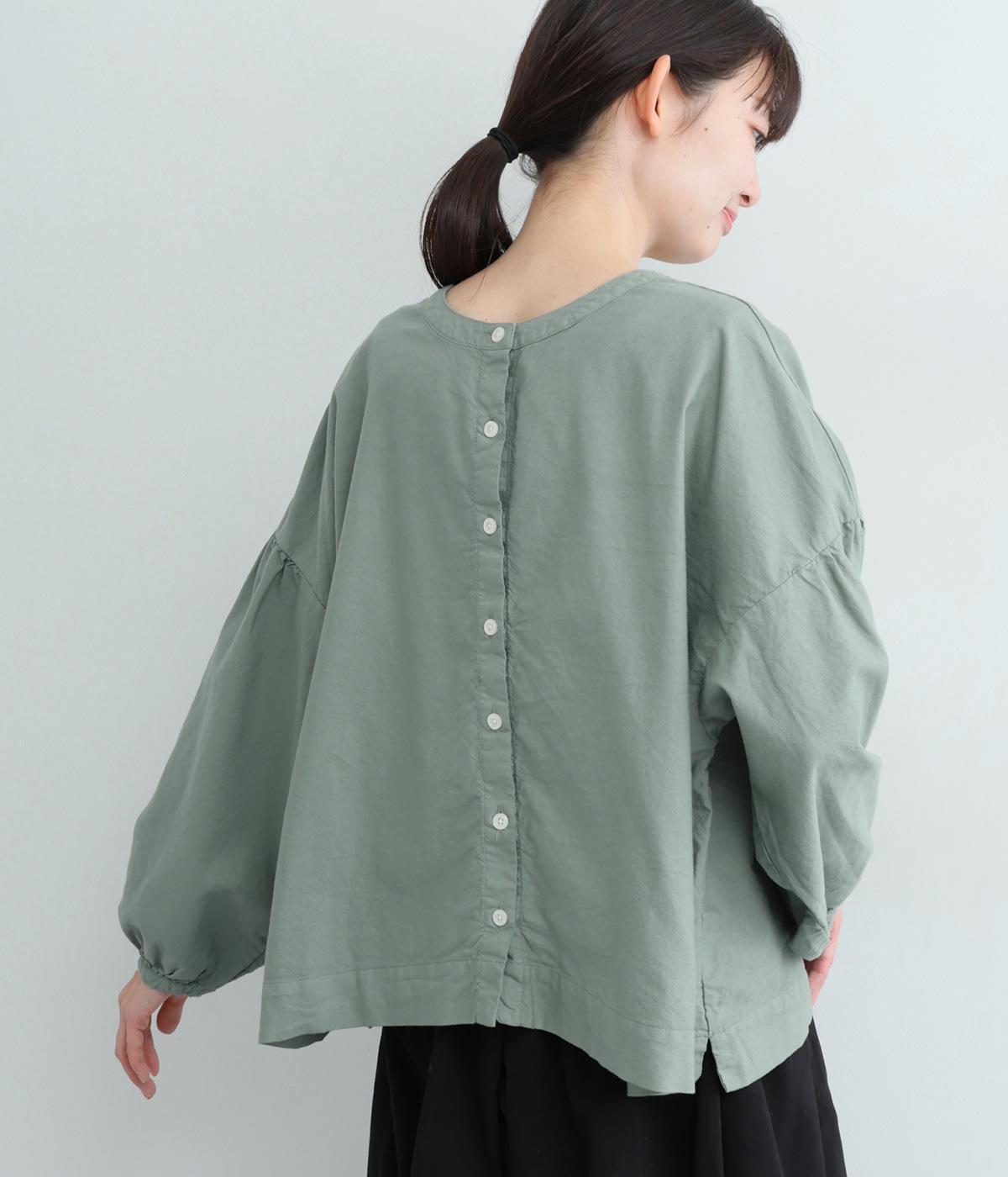 オックス日本製品染前後2way長袖ブラウス（SUN VALLEY）の商品詳細