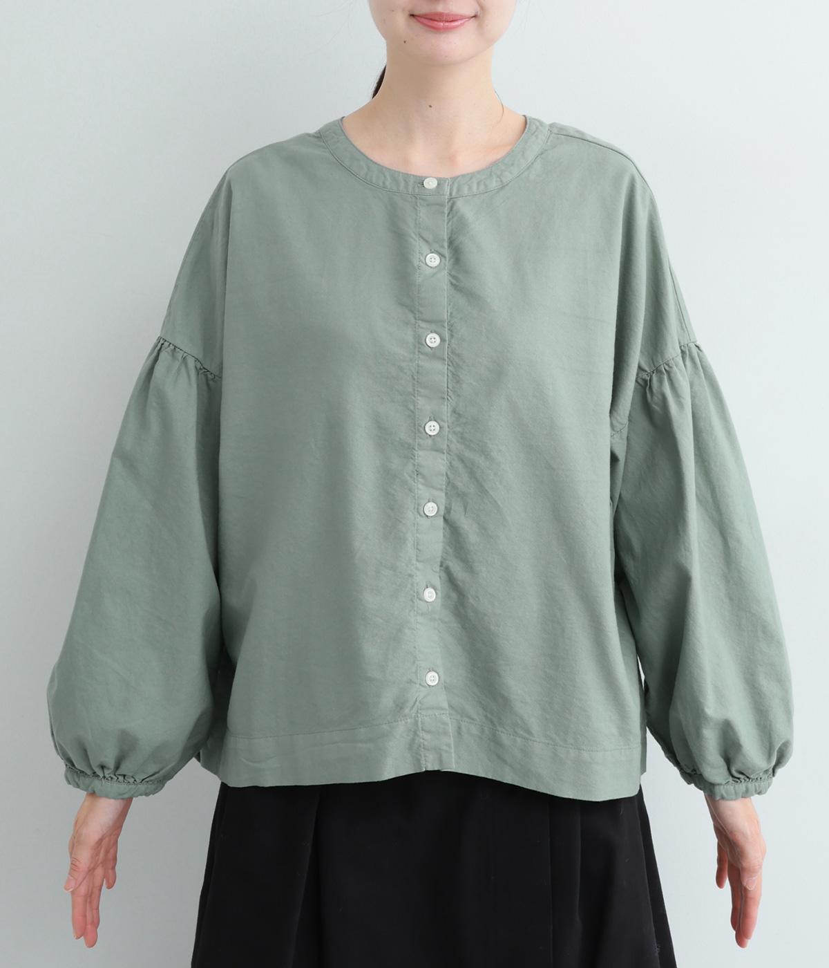 オックス日本製品染前後2way長袖ブラウス（SUN VALLEY）の商品詳細