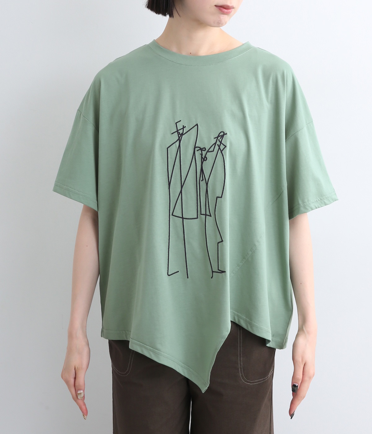 プリントコットンピケTシャツ ★関税込 Shabby シャビ Tシャツ プリント ポケット メンズ シャビー