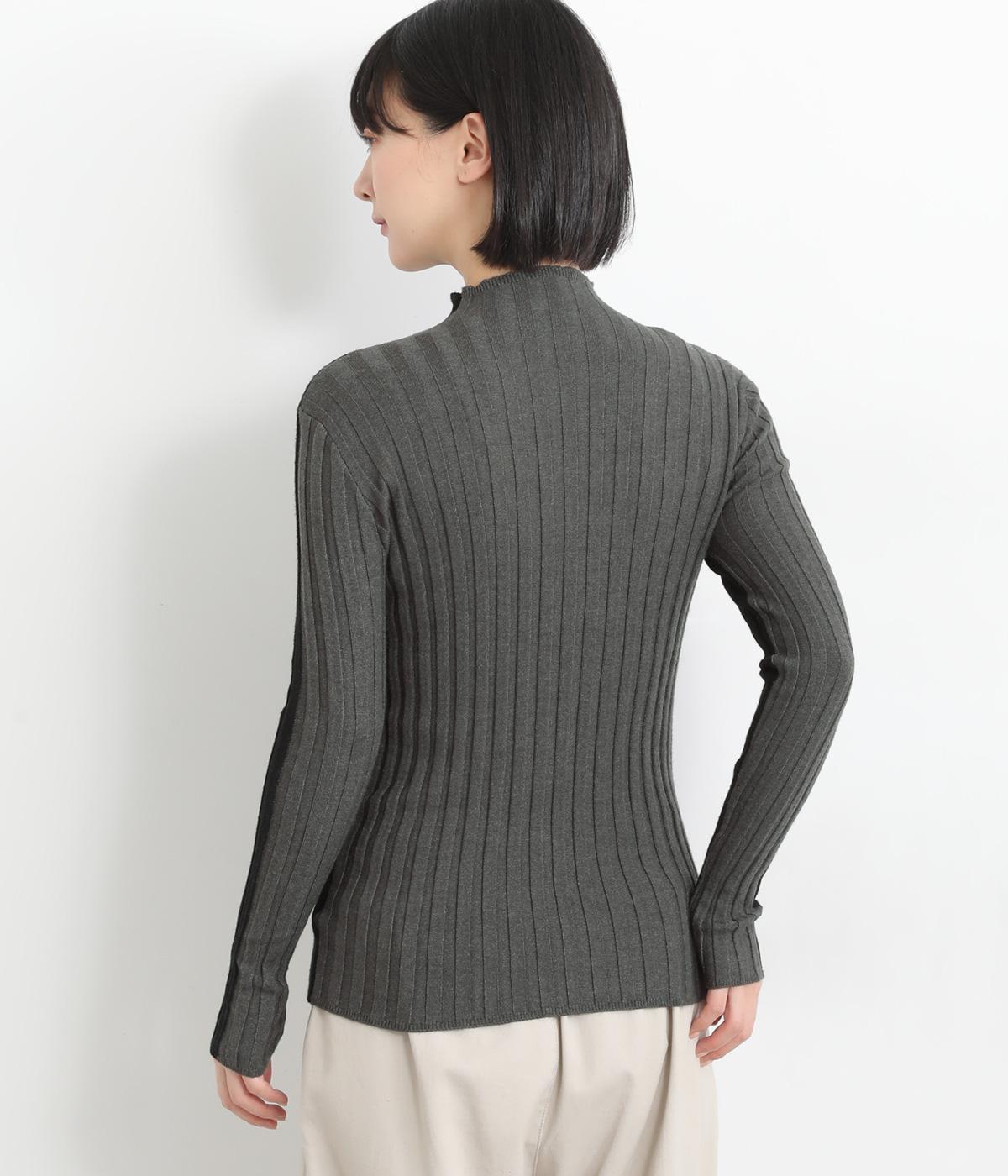 2wayバイカラーリブニット（koibitomisaki）の商品詳細