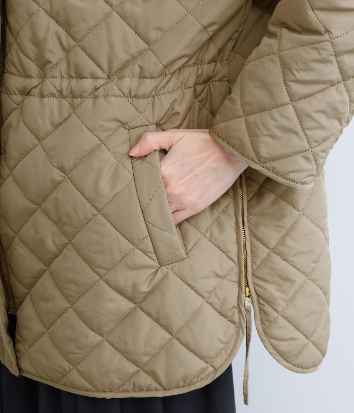 リブネックキルティングジャケット（GIPSYBLUE）の商品詳細