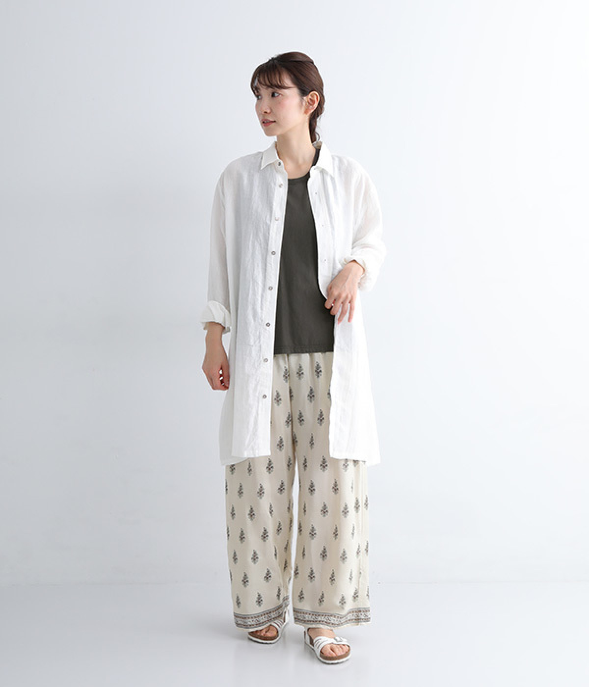 撚糸コットンタンクトップ（ICHI Antiquites）の商品詳細