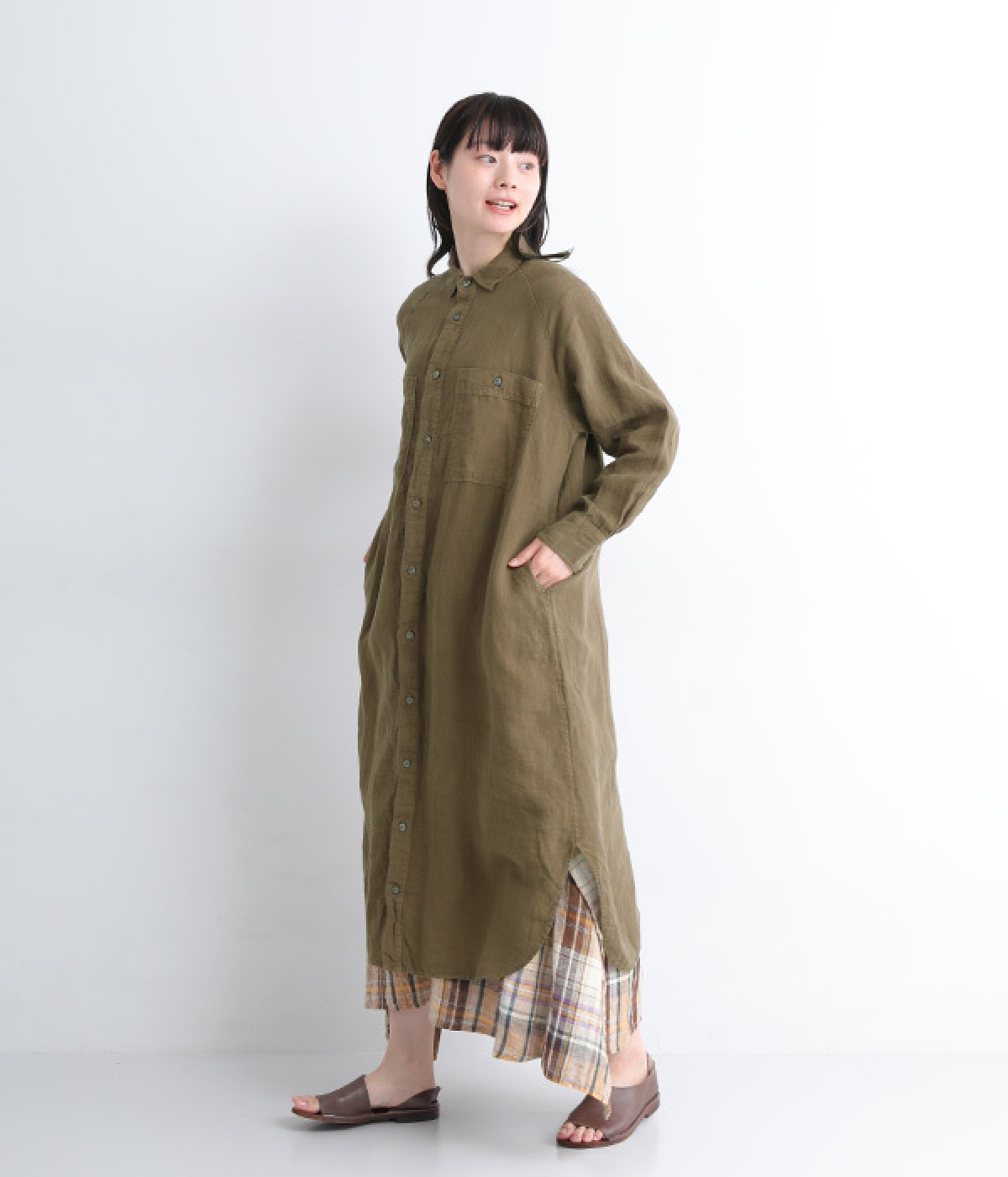 ichi Antiquite's リネンオーバーダイフラワースカート ichi Antiquite's リネンオーバーダイフラワースカート - メルカリ