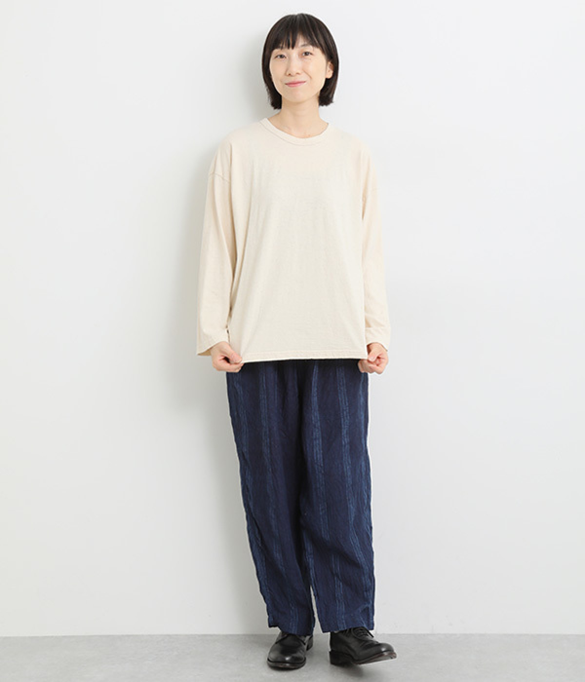 ICHI Antiquite's コットンリネンプルオーバートップス 美品 コットンプルオーバー（ICHI Antiquites）の商品詳細