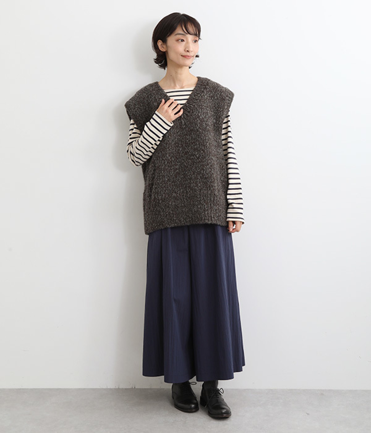 ペルーハンドニットベスト（ICHI Antiquites）の商品詳細