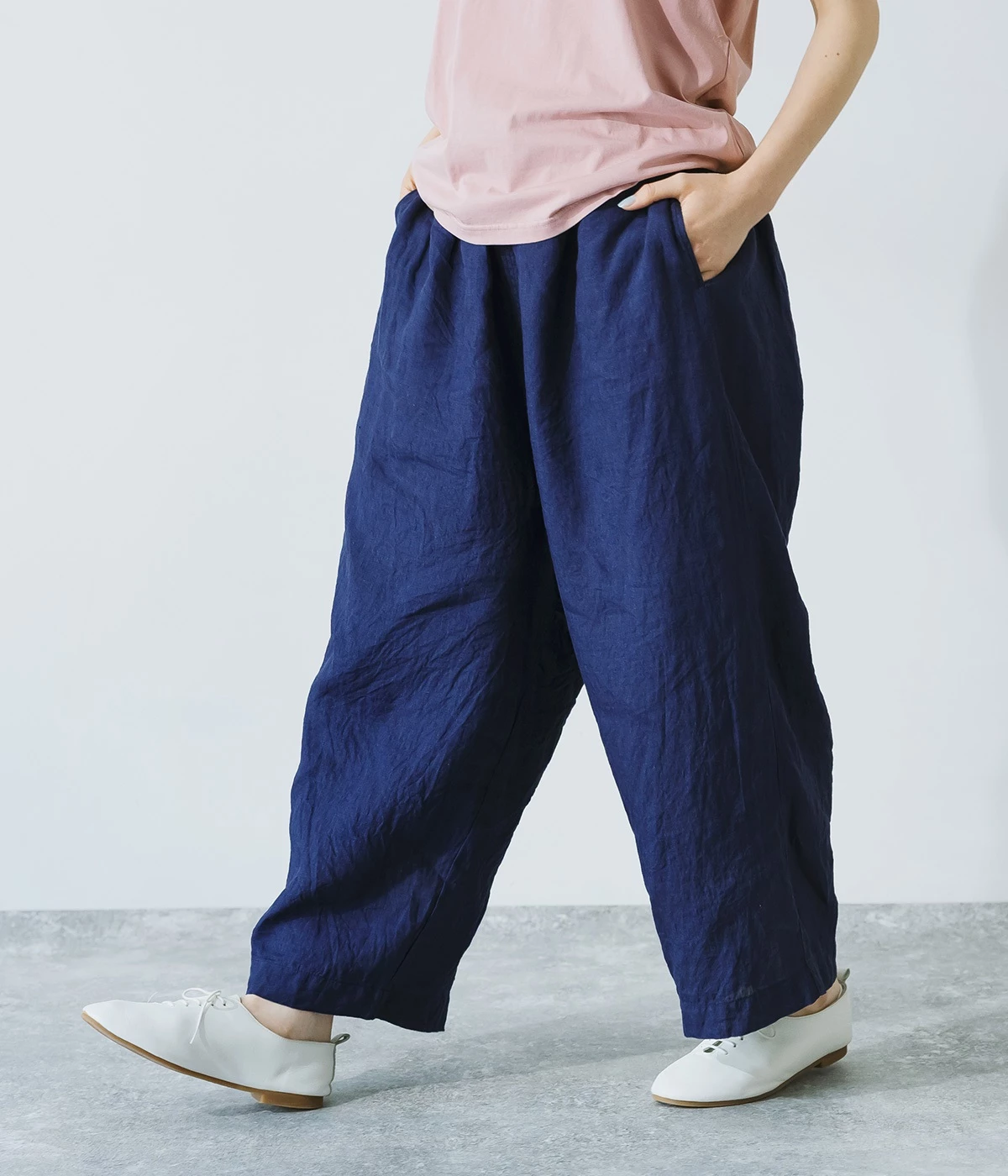 インディゴリネンパンツ（ICHI Antiquites）の商品詳細