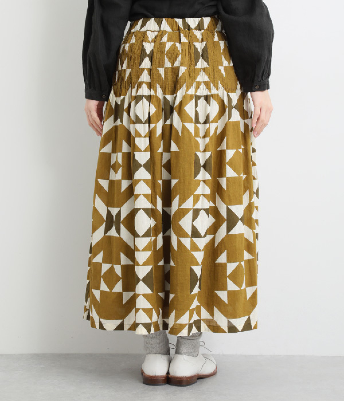 コットンインディアンコットンスカート（ICHI Antiquites）の