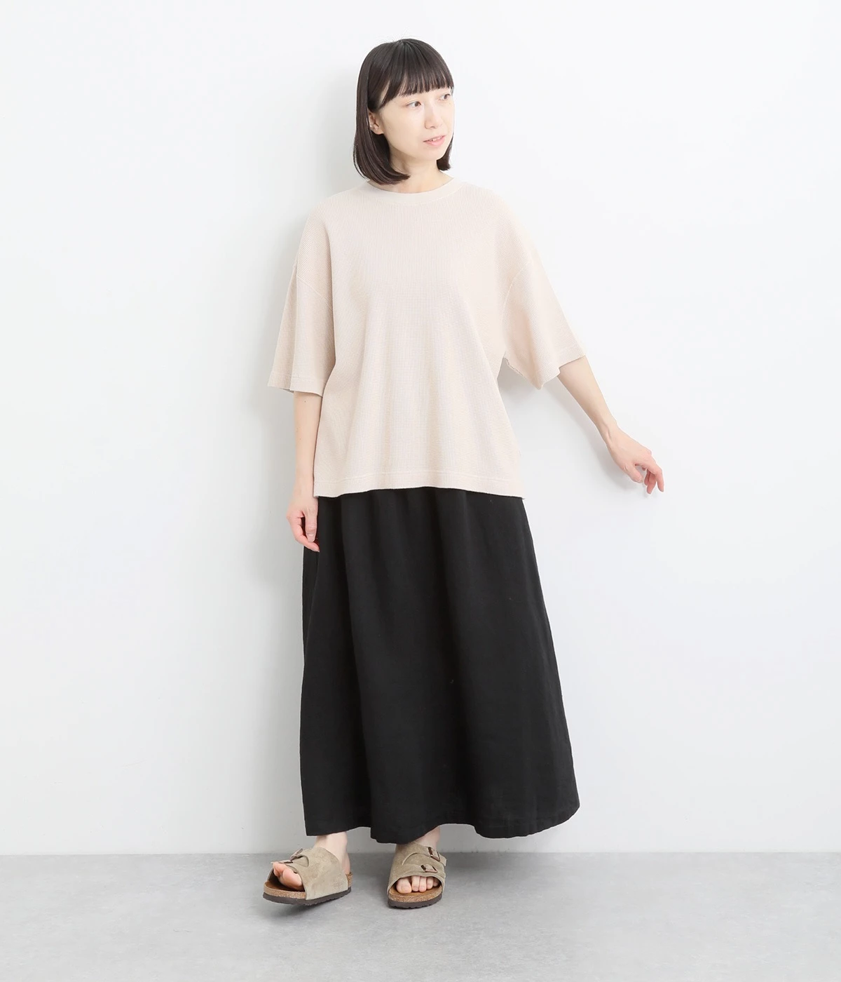 セール】 リネンロングフレアスカート （ロング・マキシ丈