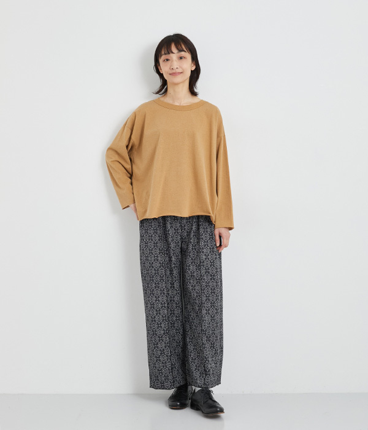 ICHI Antiquite's コットンリネンプルオーバートップス 美品 219122001.jpg