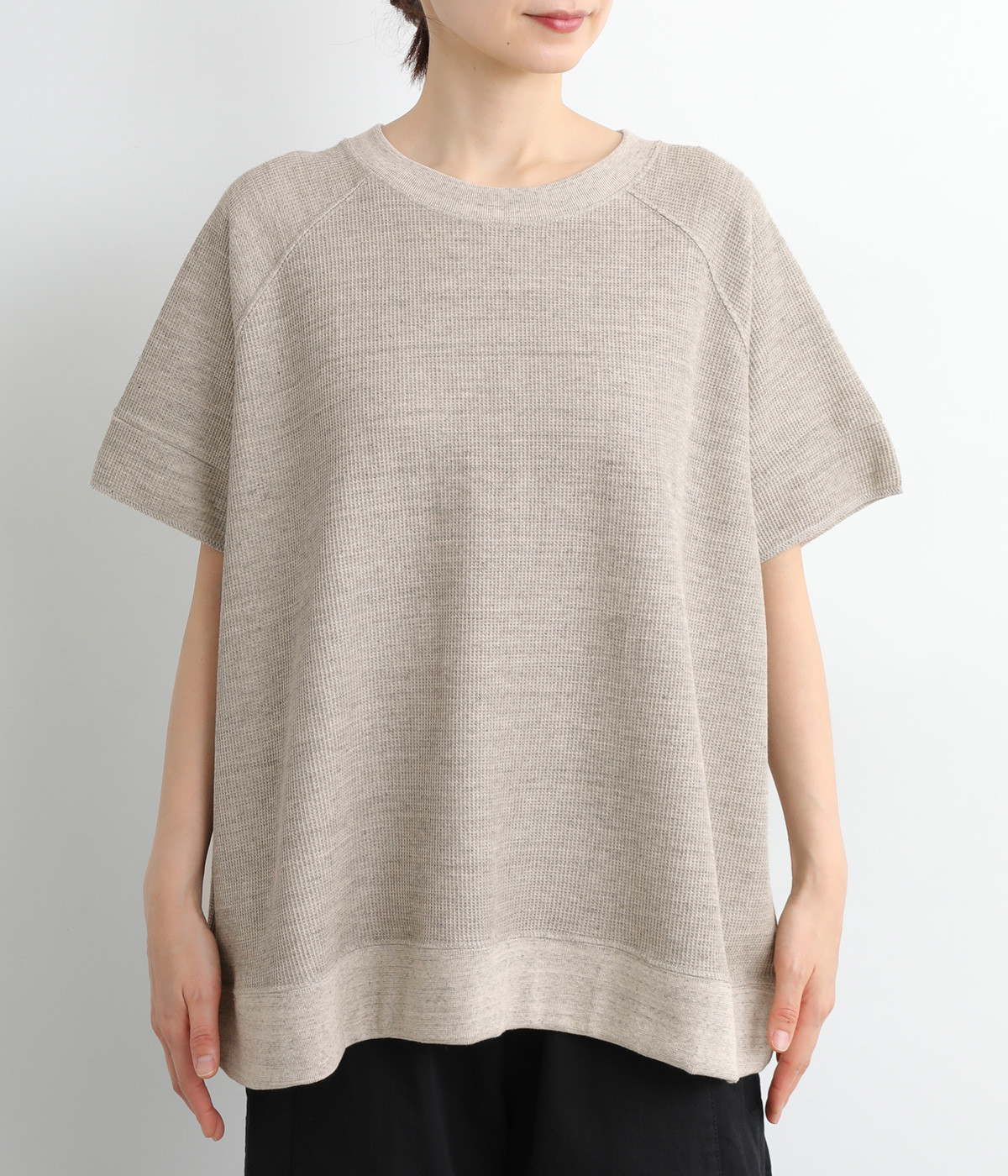 ICHI Antiquite's コットンリネンプルオーバートップス 美品 UNDYED】コットンプルオーバー（ICHI Antiquites）の商品詳細