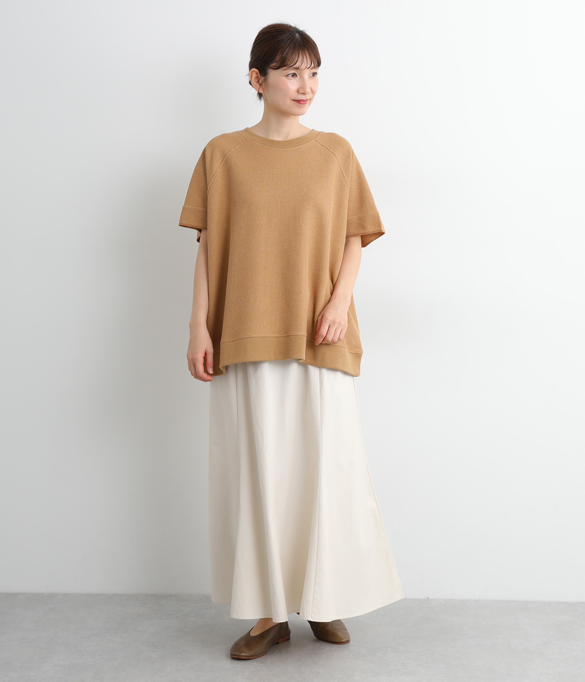 ICHI Antiquite's コットンリネンプルオーバートップス 美品 コットンプルオーバー（ICHI Antiquites）の商品詳細