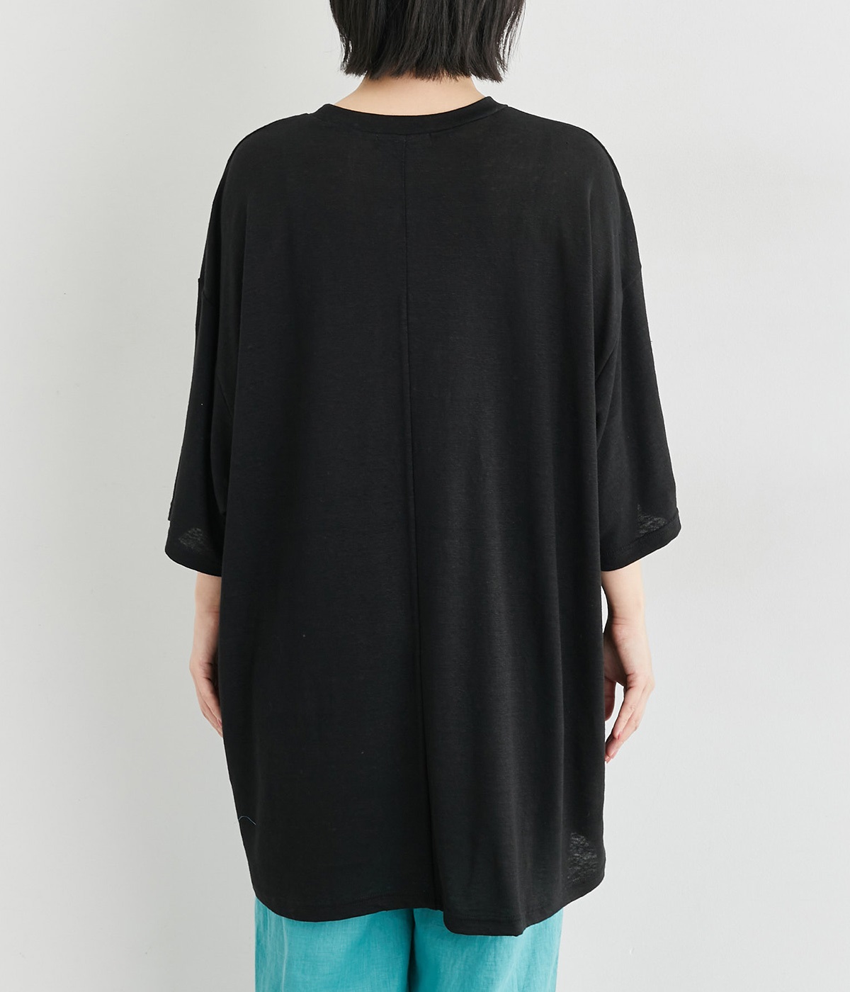 ICHI Antiquite's コットンリネンプルオーバートップス 美品 ICHI Antiquite's コットンリネンプルオーバートップス 美品