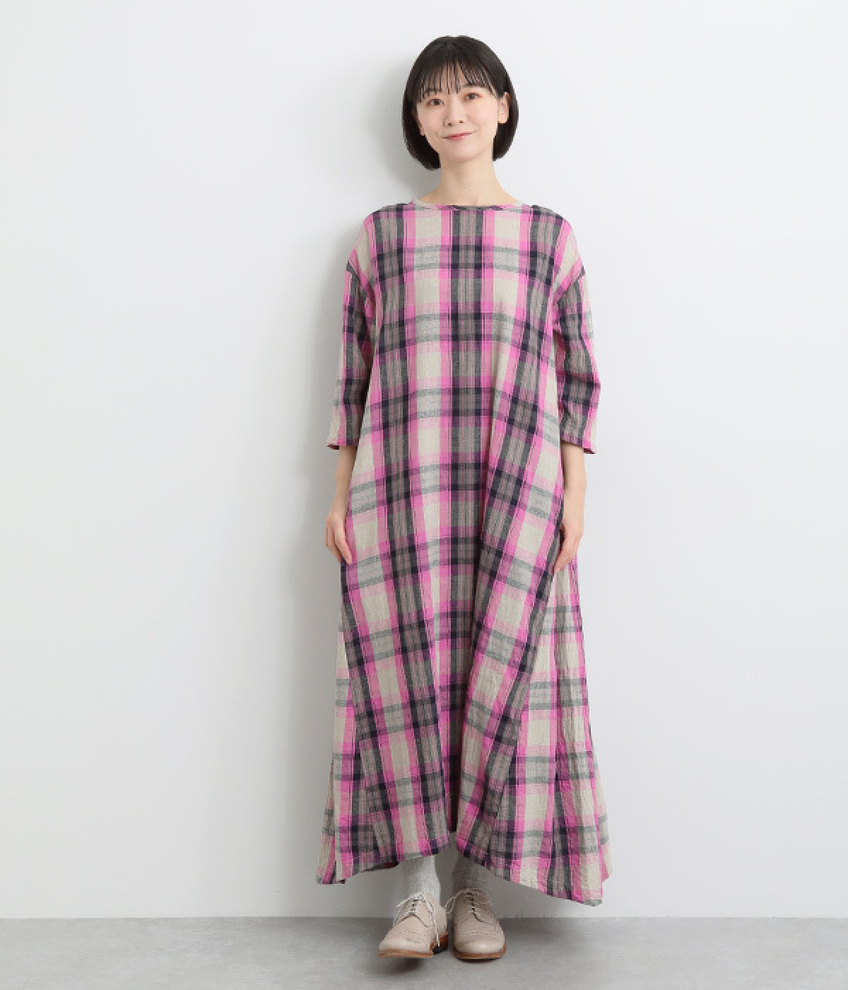 セール中‼️ナチュラン★新品未使用★ichiAntiquesリネンワンピース コットンリネンシャツワンピース（ICHI Antiquites）の商品詳細