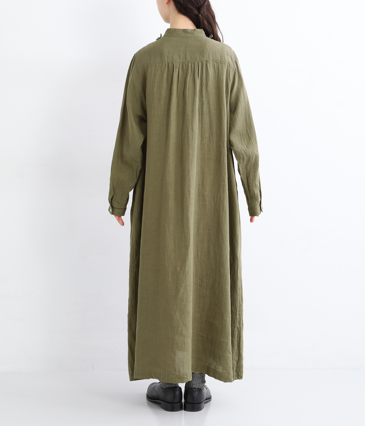 セール中‼️ナチュラン★新品未使用★ichiAntiquesリネンワンピース リネンナチュラル手染めワンピース（ICHI Antiquites）の商品詳細