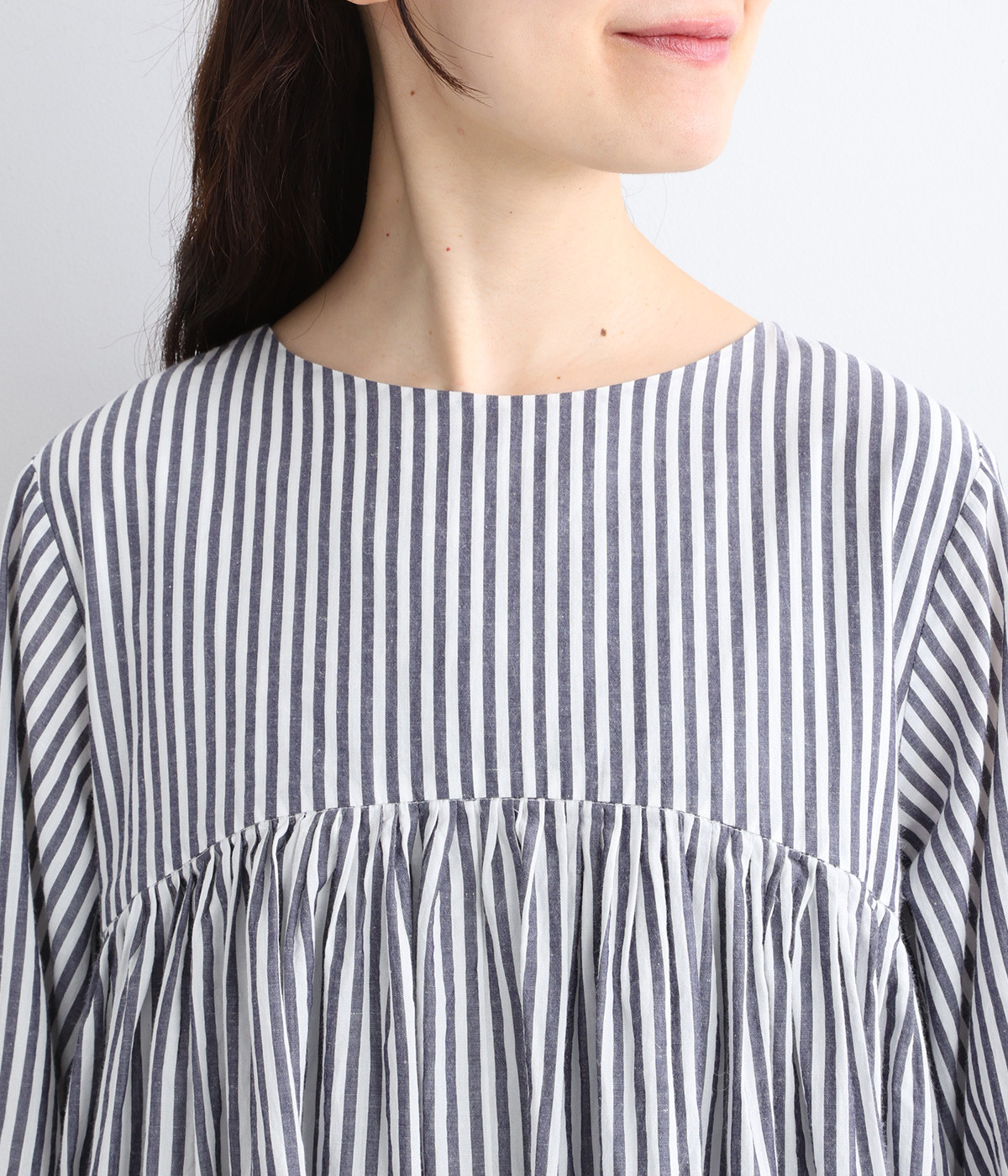 Reflect フェザープリント2way ワンピース L ネイビー 2wayスプリングコートワンピース Favorite フェイバリット