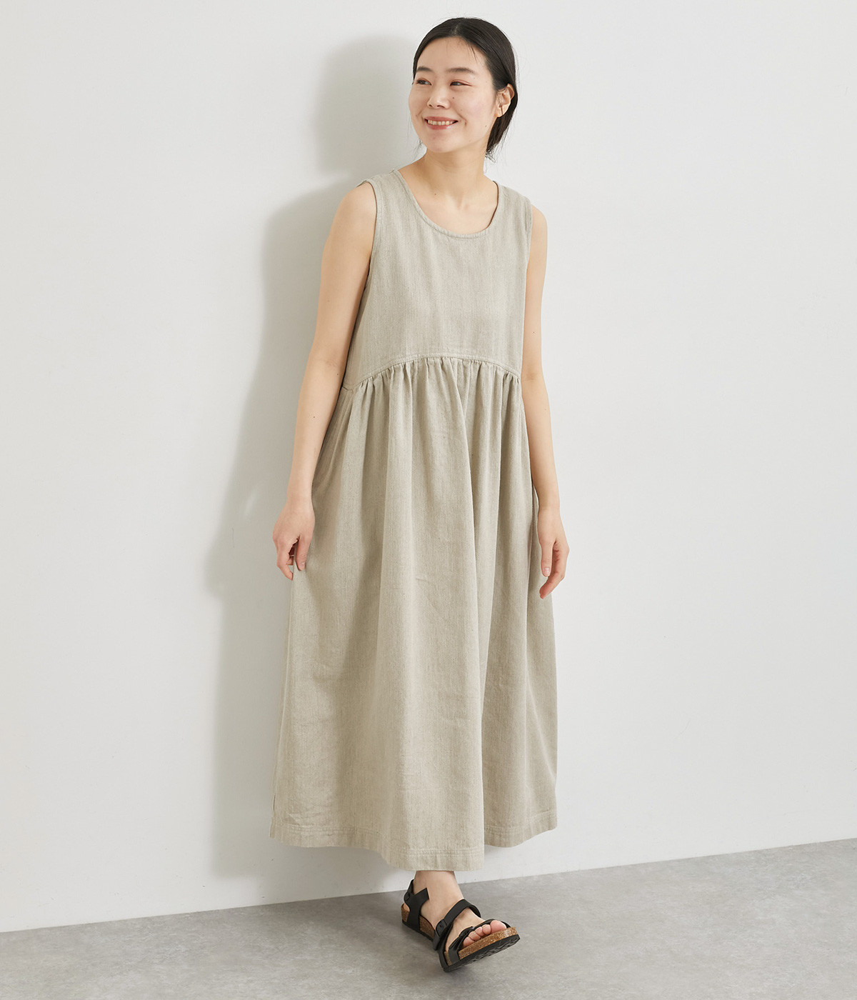 d31 antique euro コットンリネン ワンピース d31 antique euro コットンリネン ワンピース