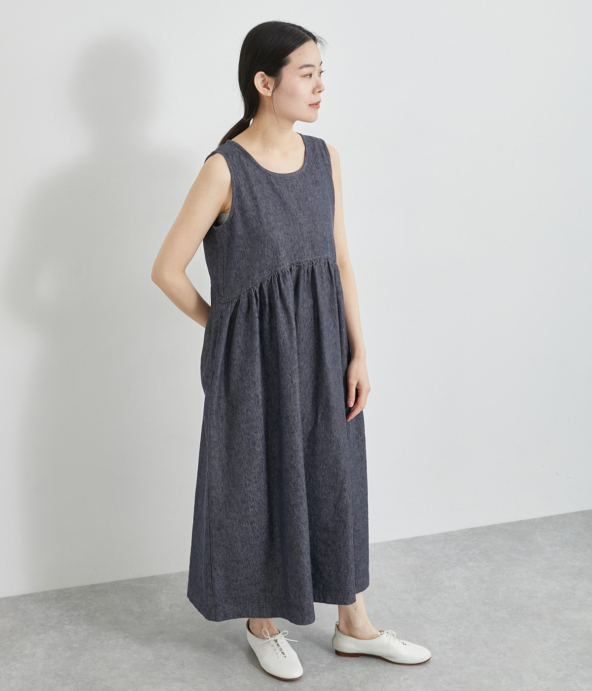 セール中‼️ナチュラン☆新品未使用☆ichiAntiquesリネンワンピース