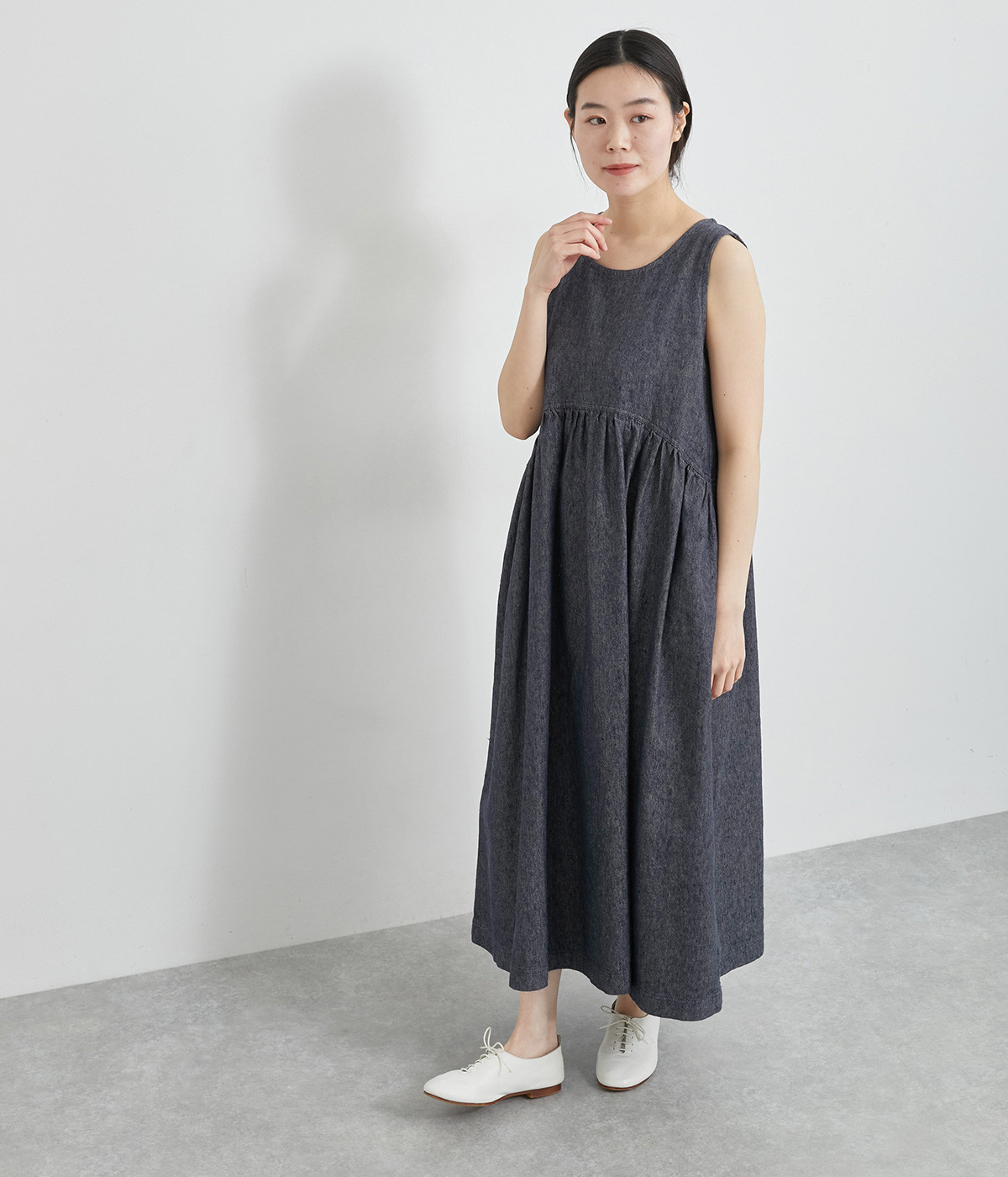 セール中‼️ナチュラン★新品未使用★ichiAntiquesリネンワンピース ICHI Antiquites Anticuites イチ アンティークス ワンピース