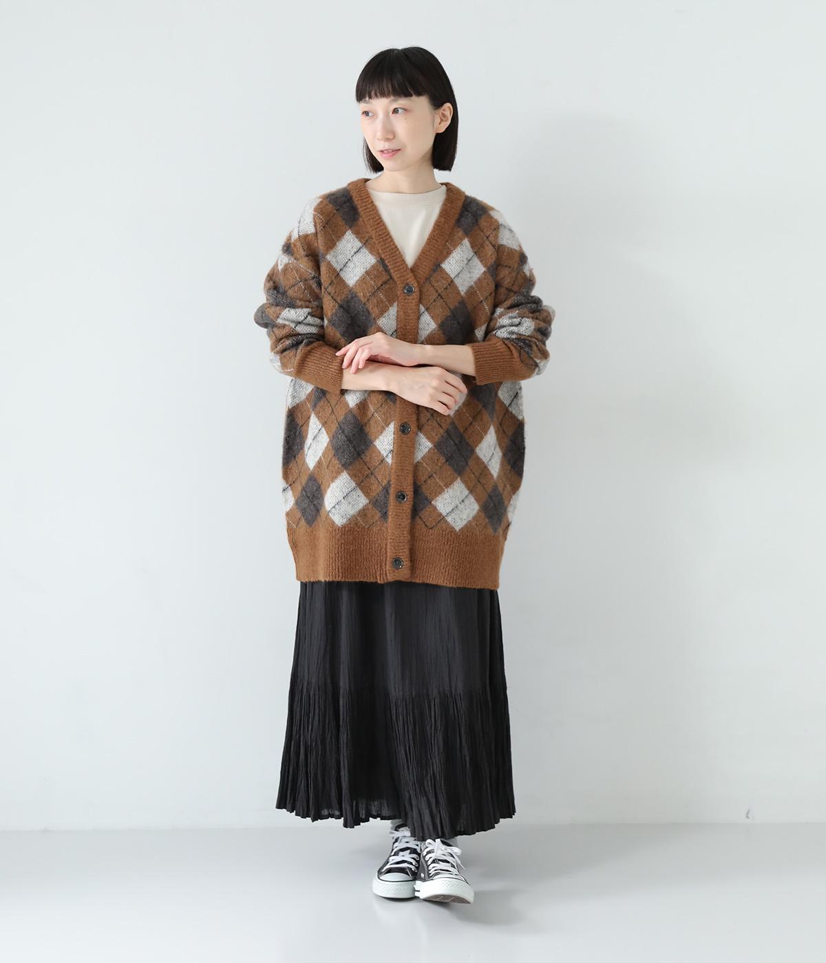 nagonstans アーガイルカーディガン ジャカードアーガイルカーディガン（ichi）の商品詳細