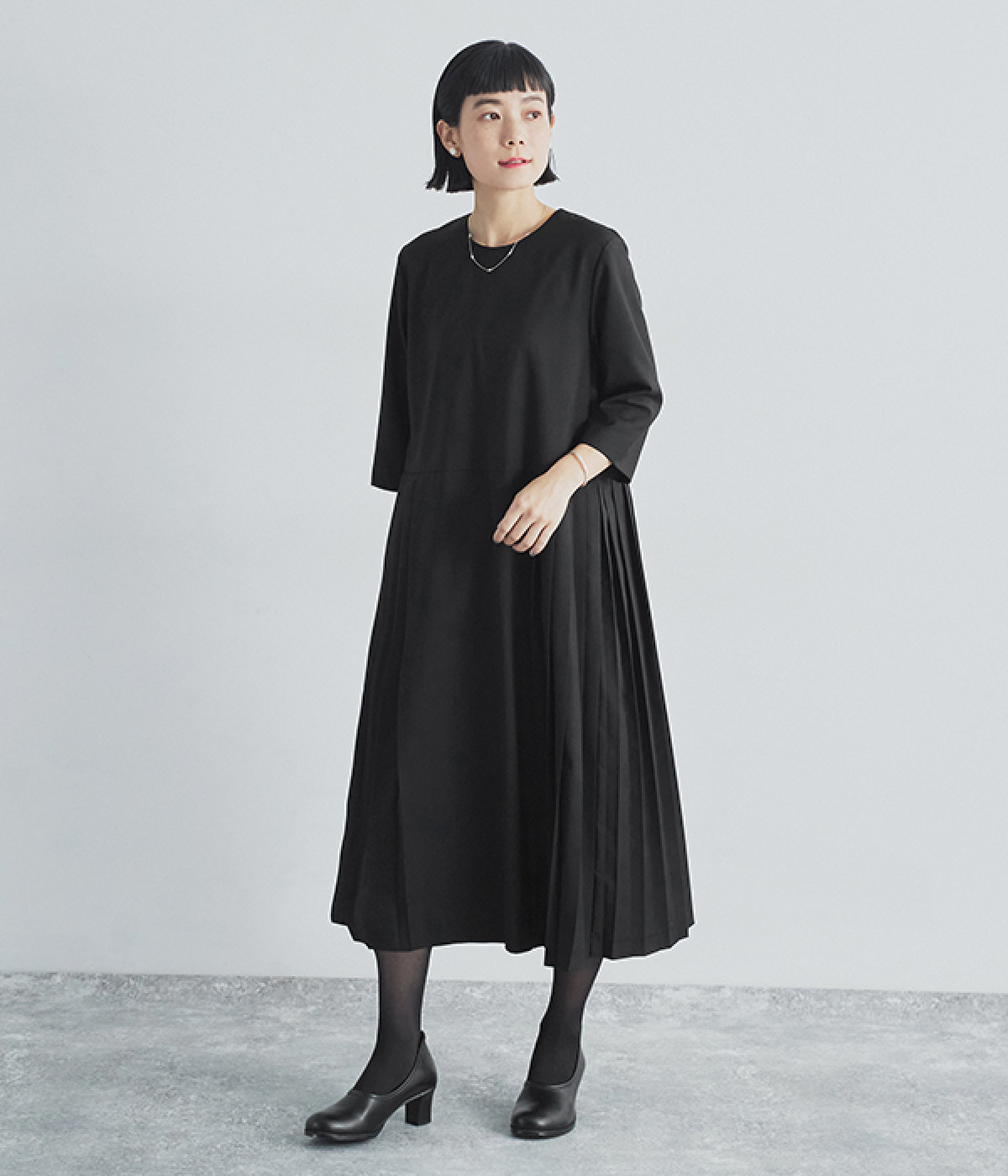 2WAYジャケットプリーツアンサンブル 別注｜2wayジャケットプリーツアンサンブル（olet ihana）の商品詳細