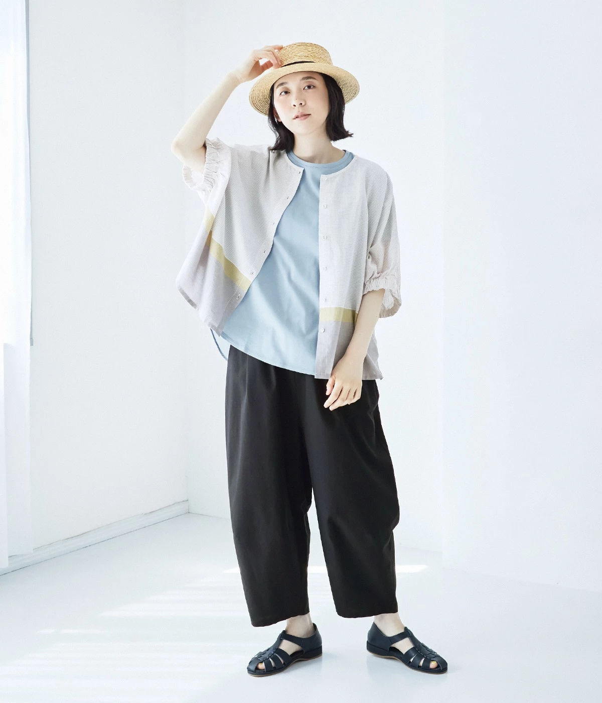 新品未使用　blue willow ヘリンボンコクーンパンツ 楽天市場】【Sale！40%OFF！】blue willow（ブルーウィロウ）綿