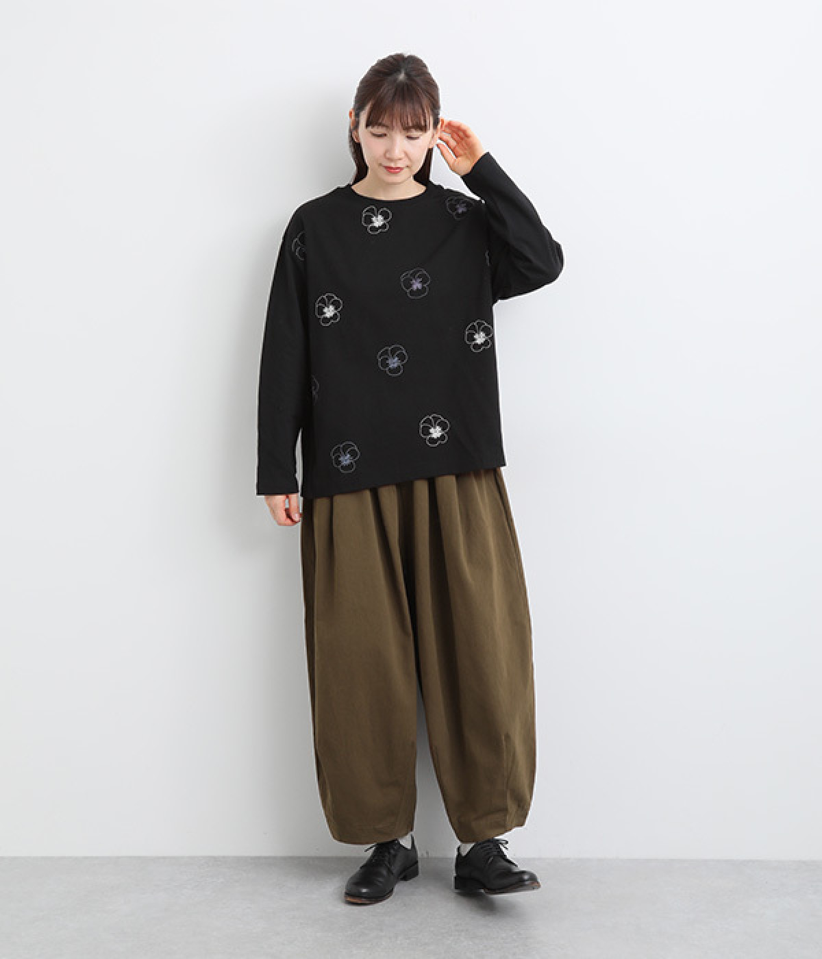 Nala Cocoon chino Black【S】 コナ nala Cocoon Chino コクーンチノ S