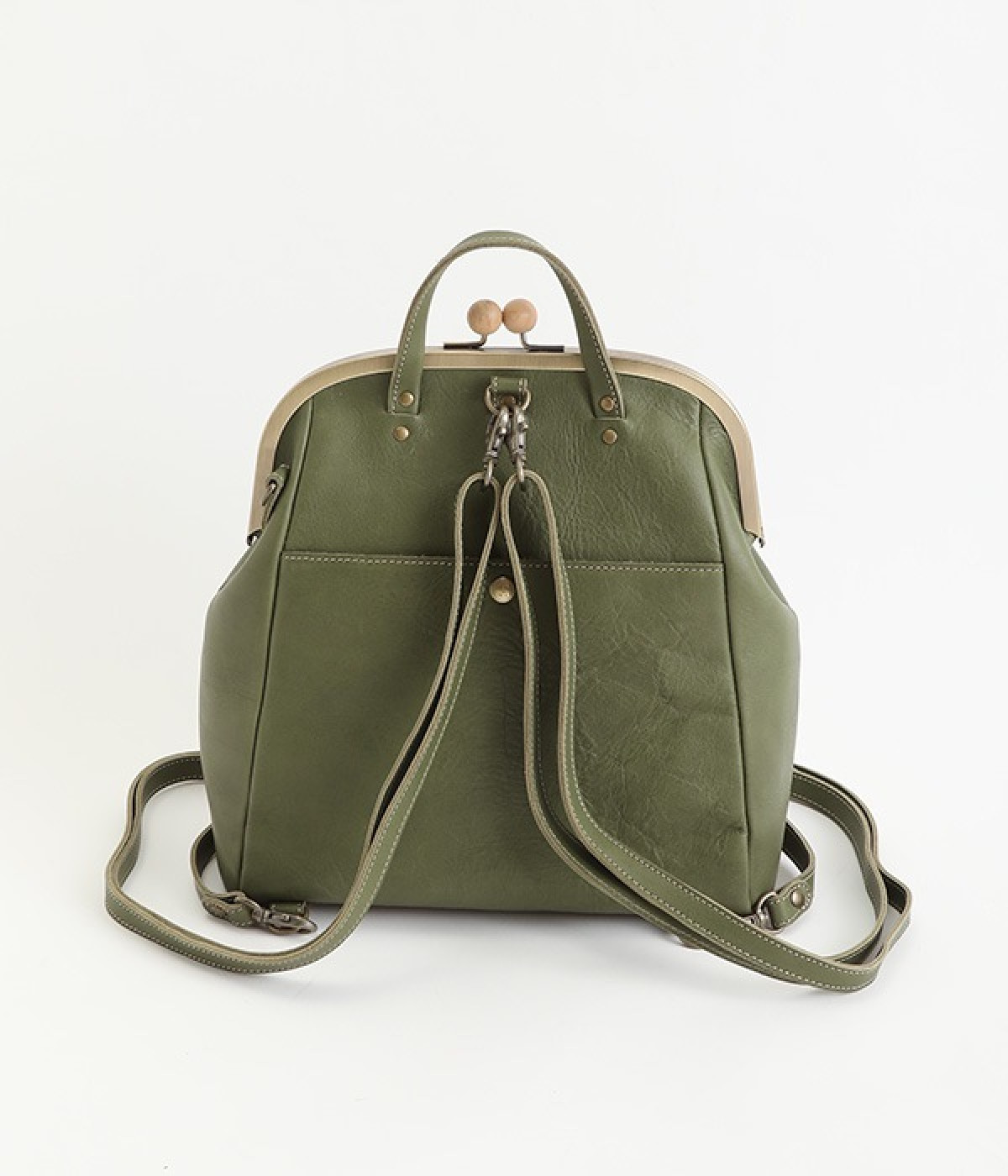 ドロップツリー木玉 がま口3WAYバッグ（Kanmi.）の商品詳細