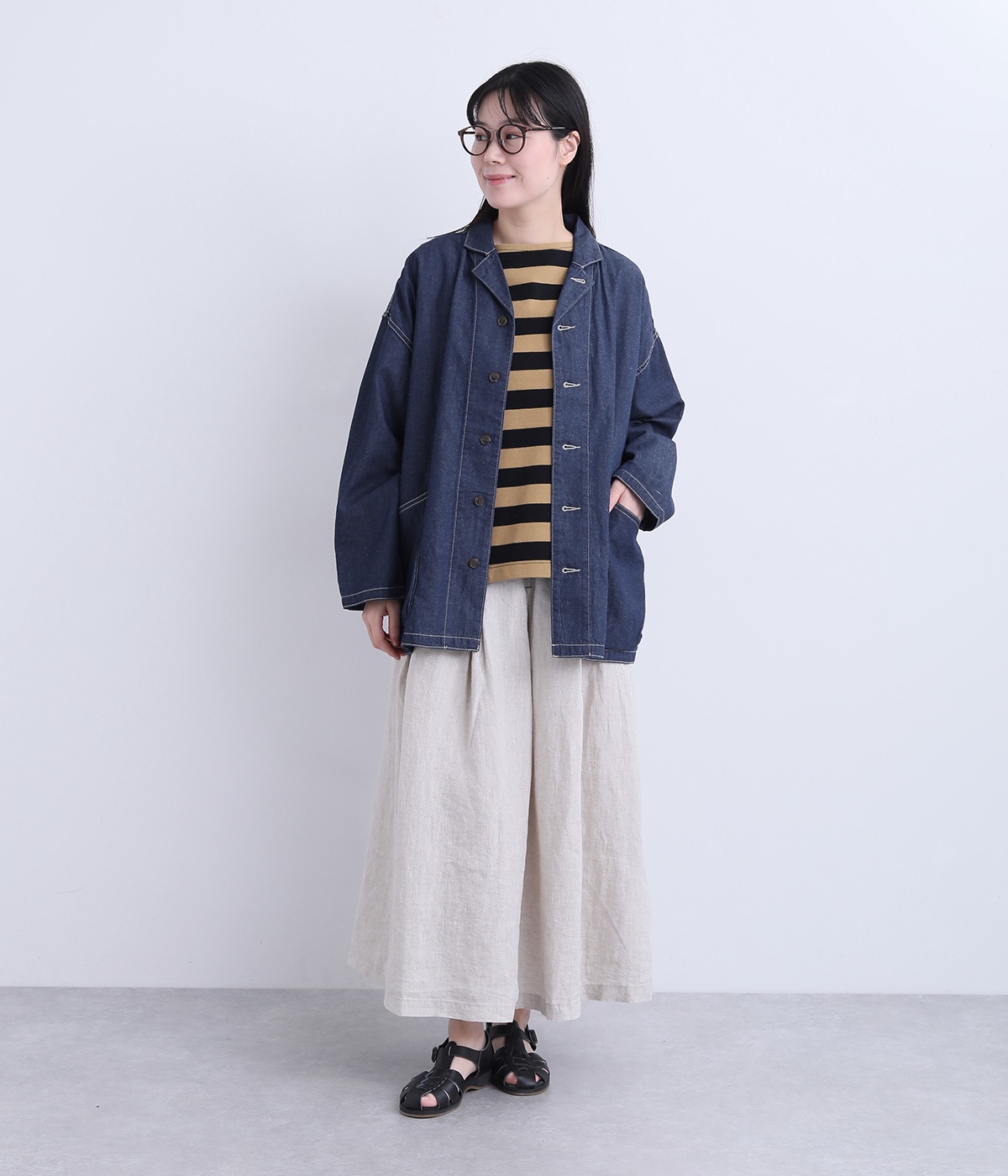 *関税・送料込み*【PATOU】コットンとリネンの混紡ジャケット Patou | ジャケット