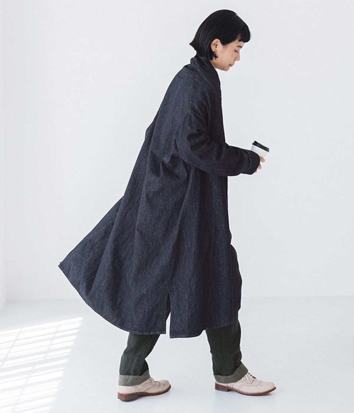 コットンリネンデニム2WAYベスト（08Mab）の商品詳細