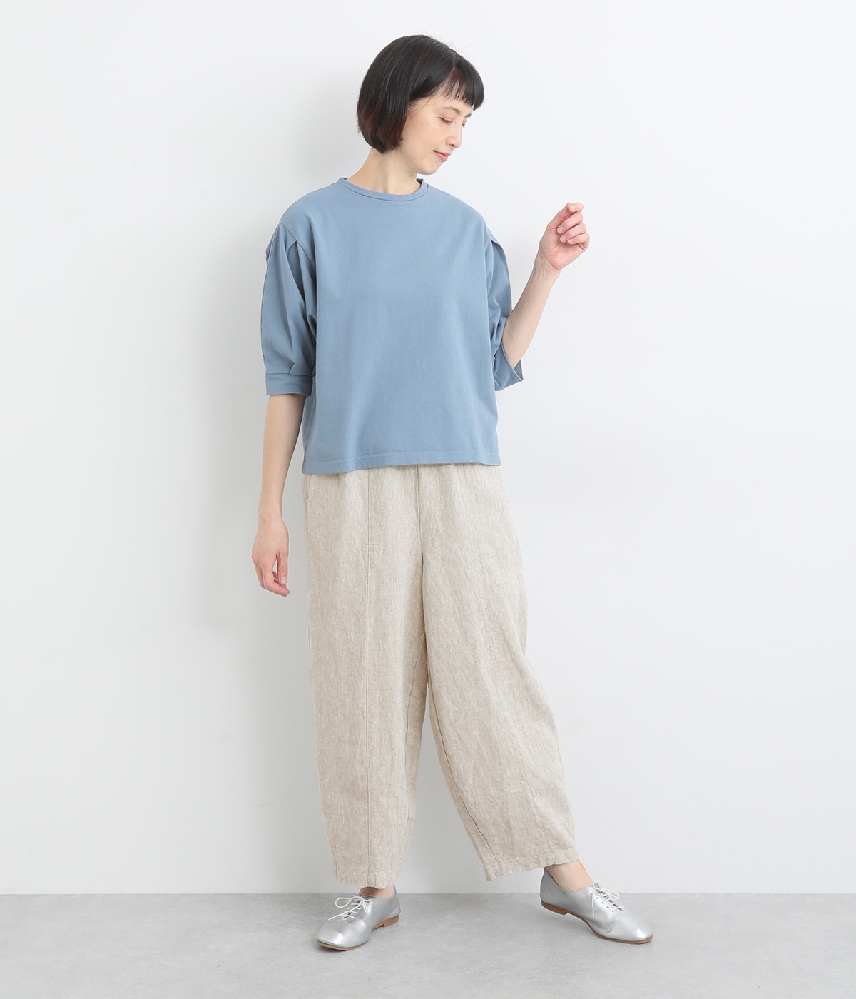 9番手リネン バルーンパンツ（08Mab）の商品詳細