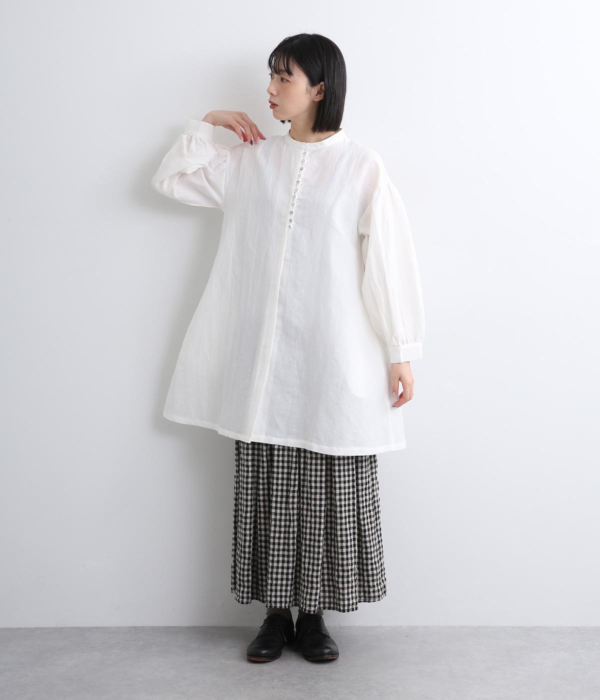 コットンリネンオックス多ボタンチュニック（08Mab）の商品詳細