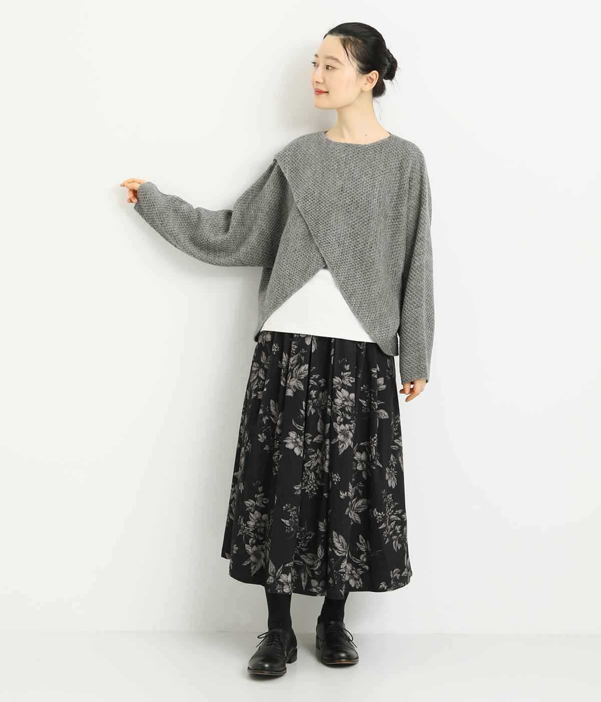 アクリルウール鹿の子編みプルオーバー（08Mab）の商品詳細