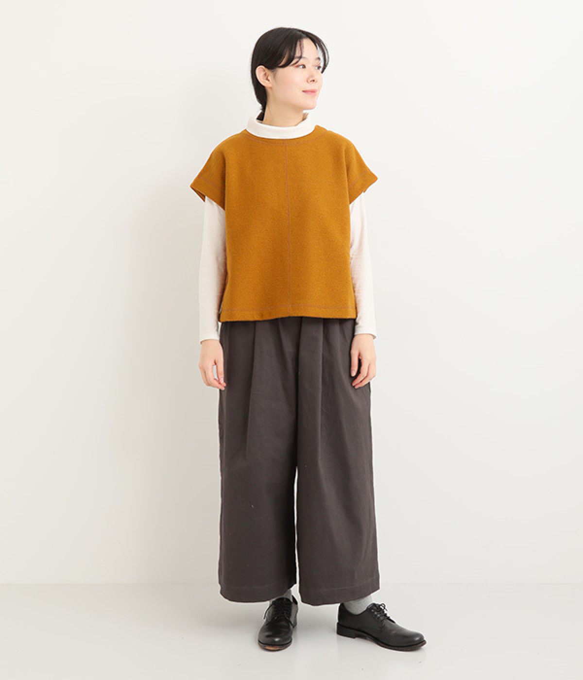 Pa-Nu フーデッドフレンチベスト Pa-Nu フーデッドフレンチベスト