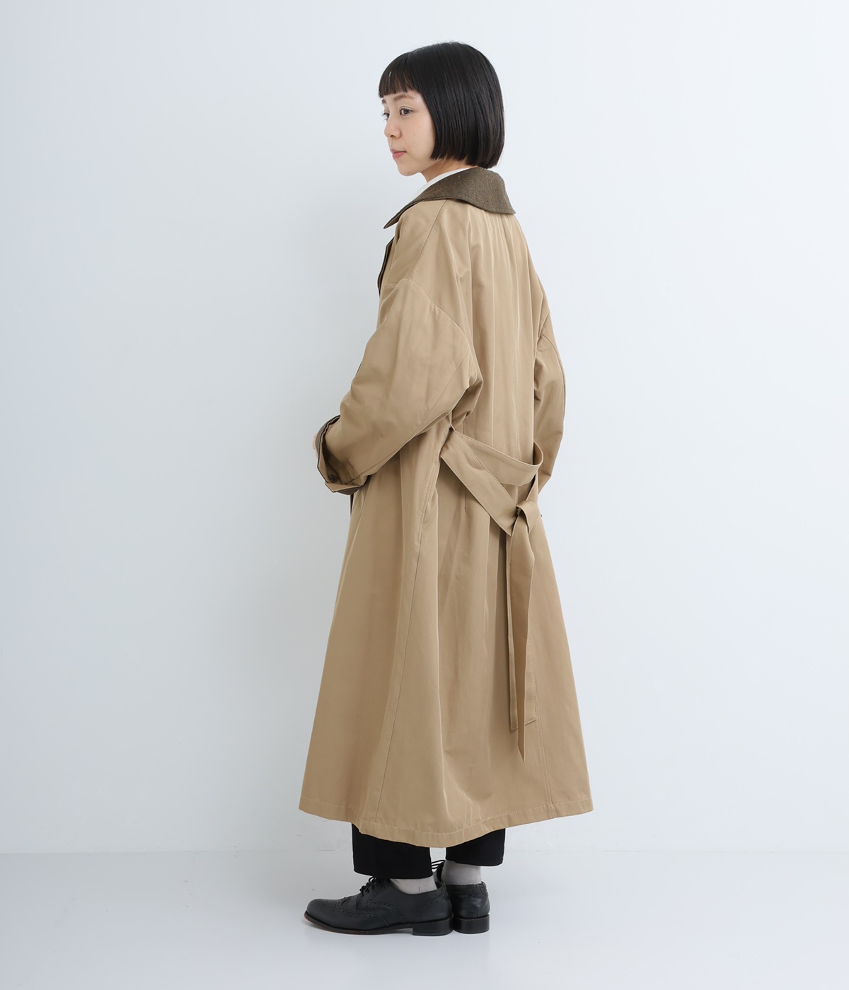 ワイドロングコート（mizuiro ind）の商品詳細