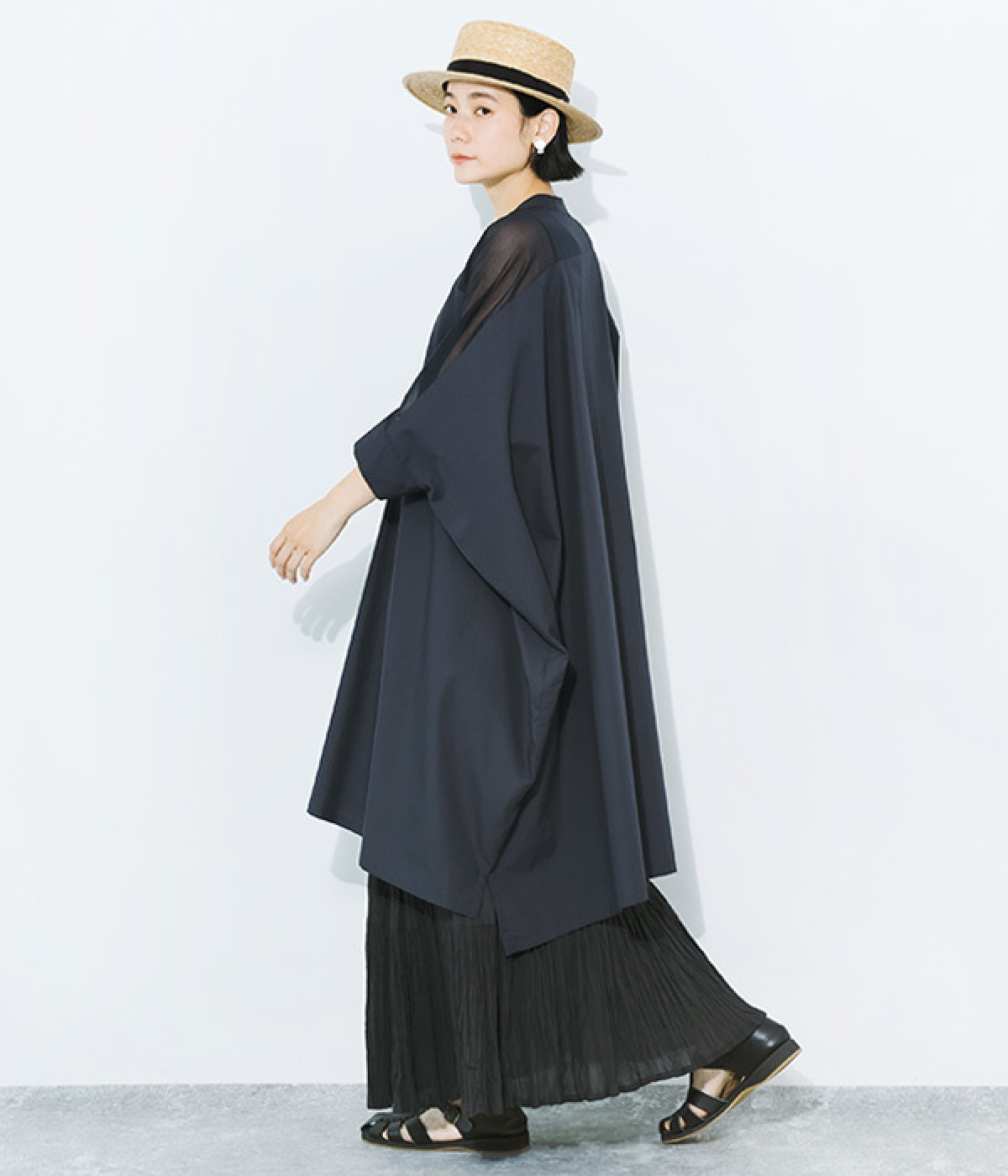 シアーワイドワンピース（mizuiro ind）の商品詳細