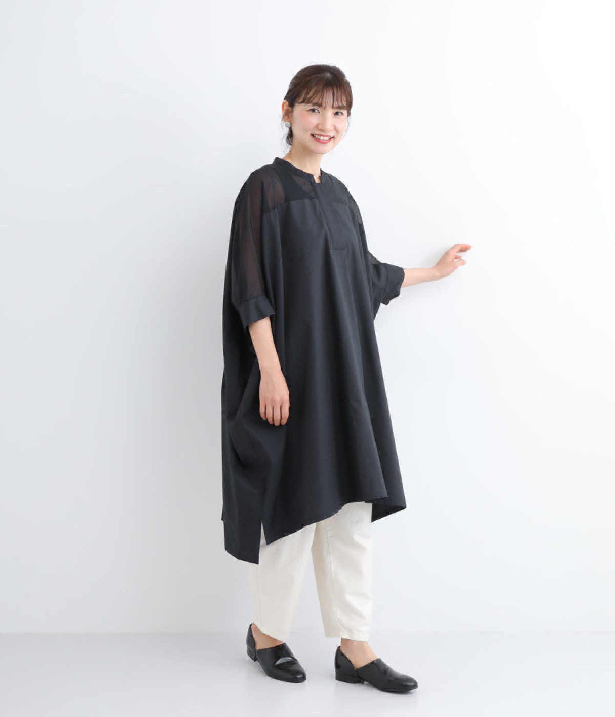 シアーワイドワンピース（mizuiro ind）の商品詳細