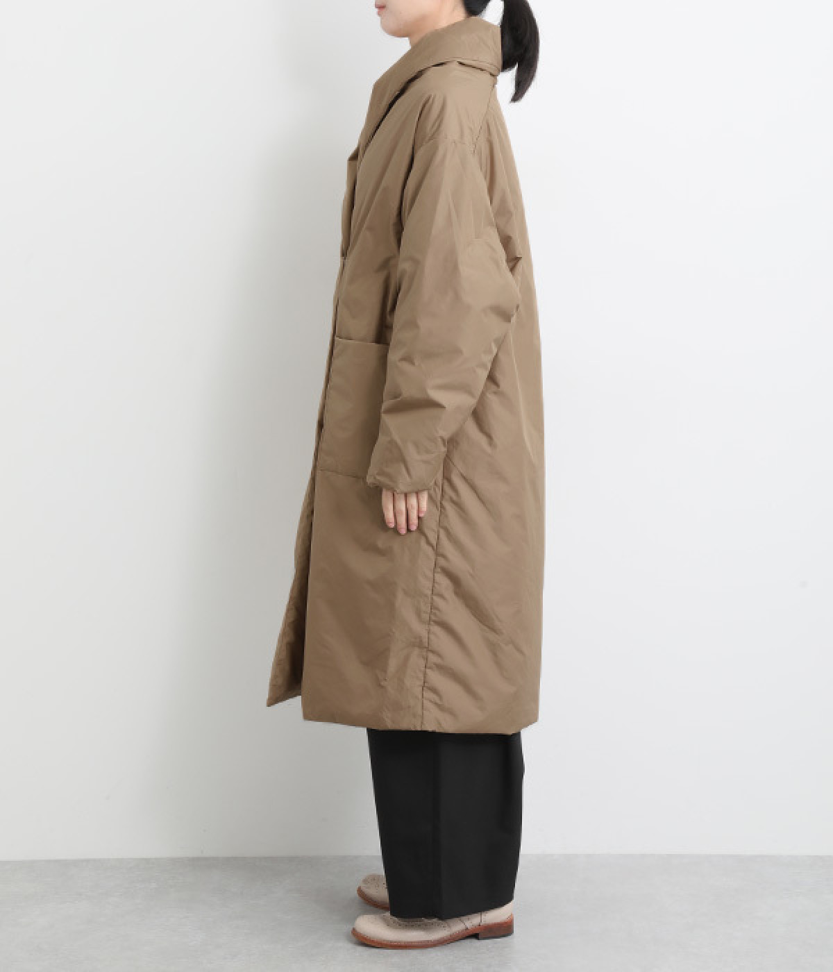 ドレープライトダウンコート（mizuiro ind）の商品詳細