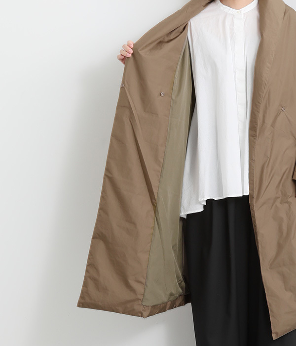 ドレープライトダウンコート（mizuiro ind）の商品詳細