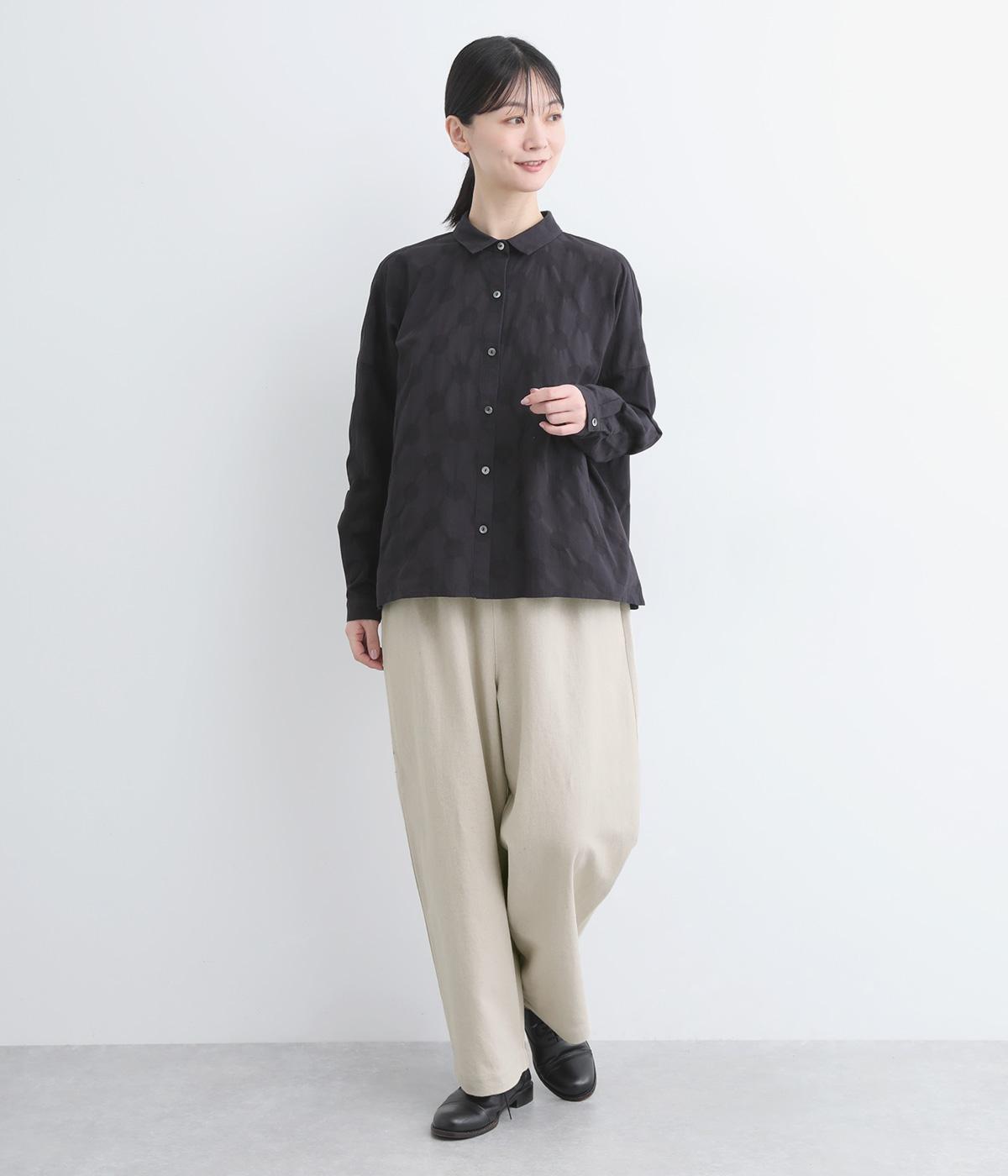 コットンリネン先染めツイル楽ちんパンツ（nachukara）の商品詳細