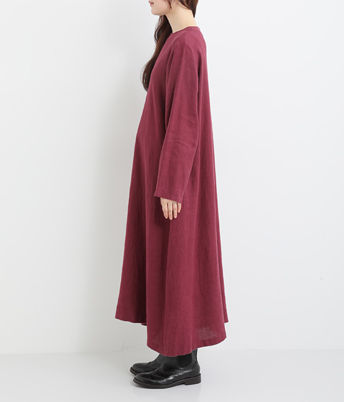 リトアニアリネン後ろあきワンピース（nofl）の商品詳細