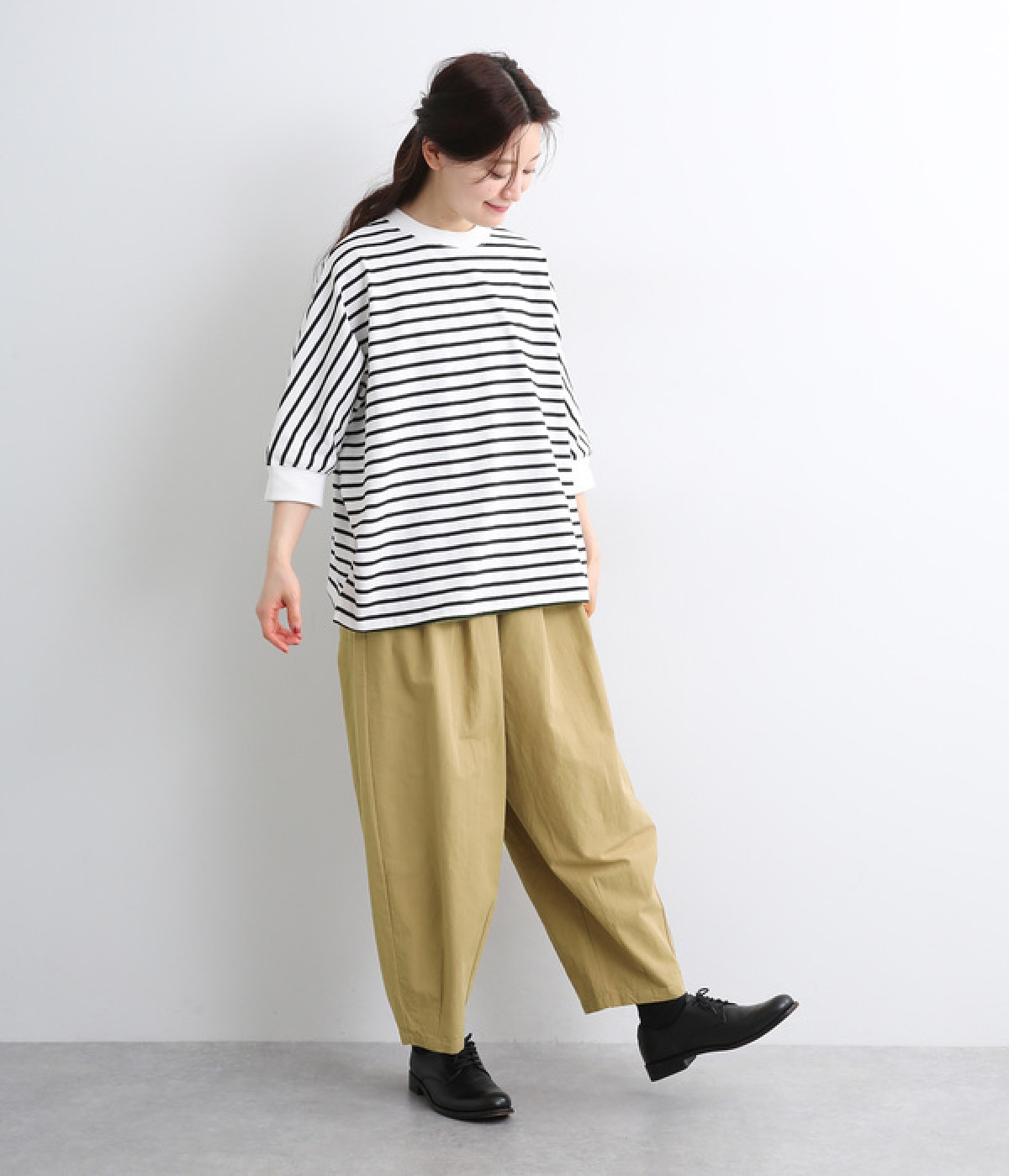 コットンリネン 9分丈ゆるバルーンパンツ（cloudnine）の商品詳細