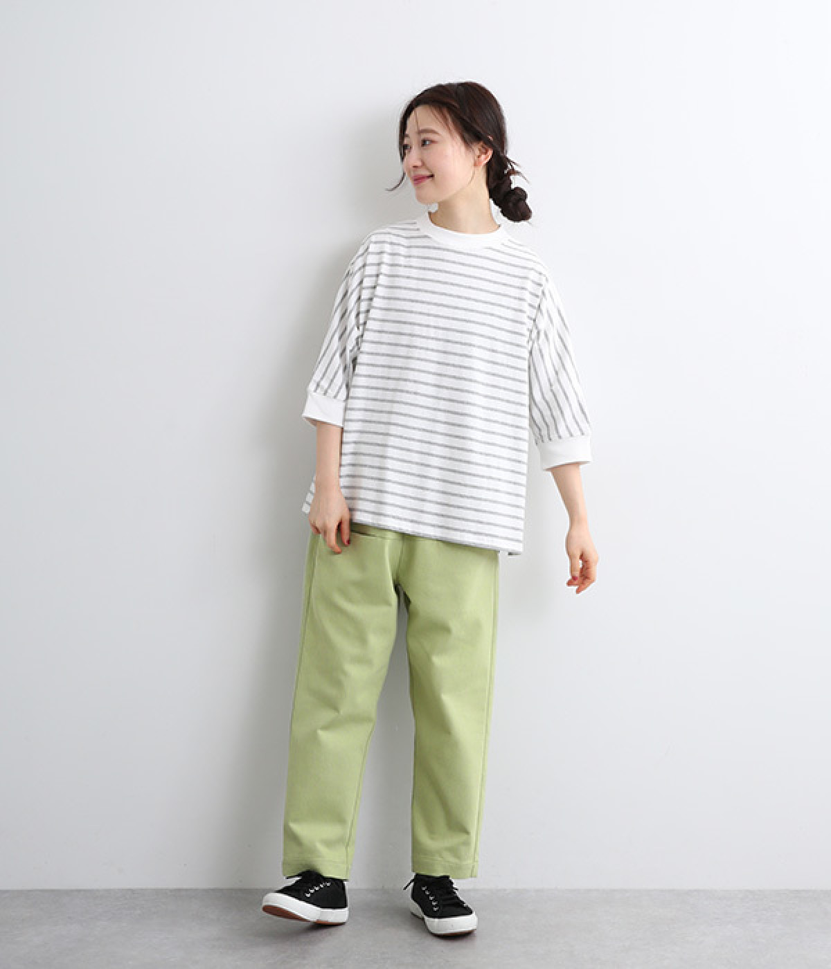 ツイル 9分丈テーパードパンツ（cloudnine）の商品詳細