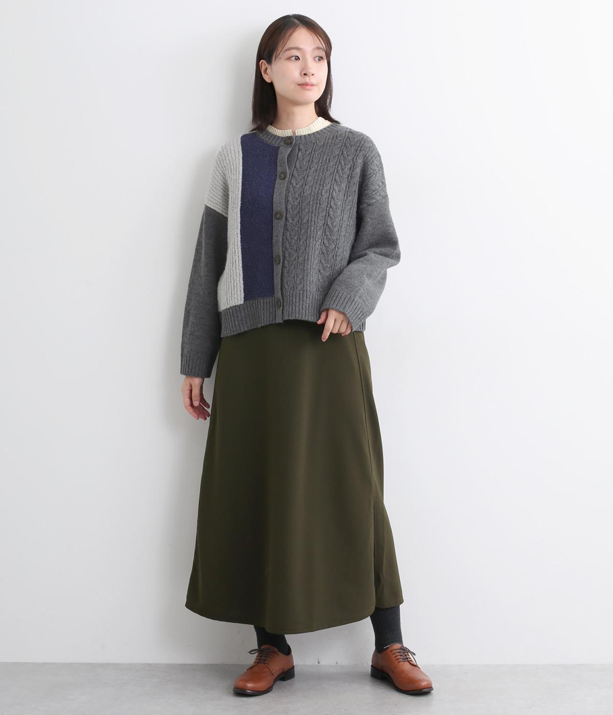 ニット4種類柄パッチワークニットカーディガン（cloudnine）の商品詳細