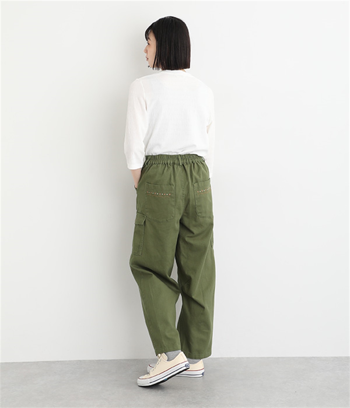 ♡ 未使用 GAP BURREL バレル カーゴパンツ カーキ グリーン 25♡ ♡ 未使用 GAP BURREL バレル カーゴパンツ カーキ グリーン 25