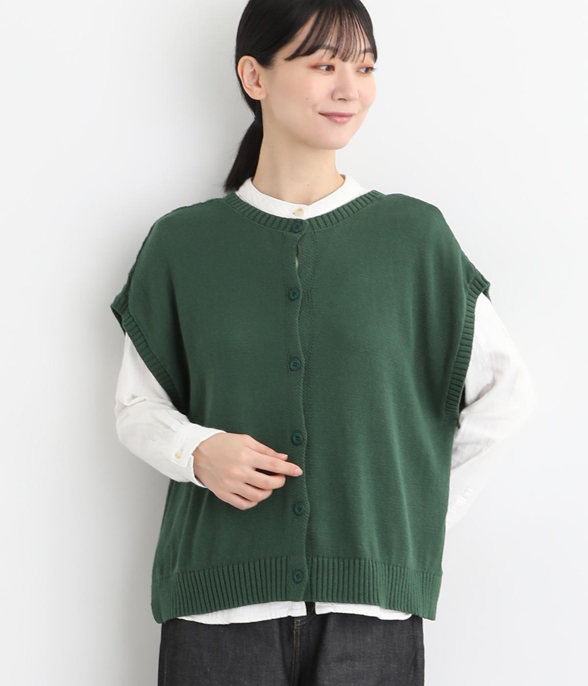 リメイク　ベスト　サイズL相当　　4 リメイク ベスト サイズL相当 4 夜空の編み柄切り替え2wayベスト