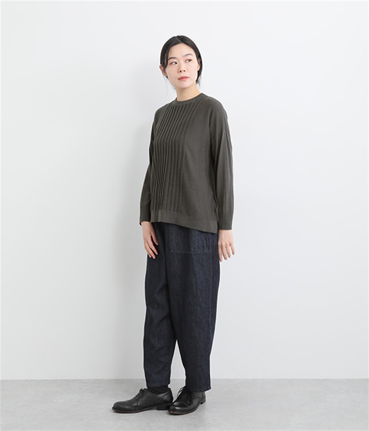 フロントタックニットプルオーバー（LILASIC）の商品詳細