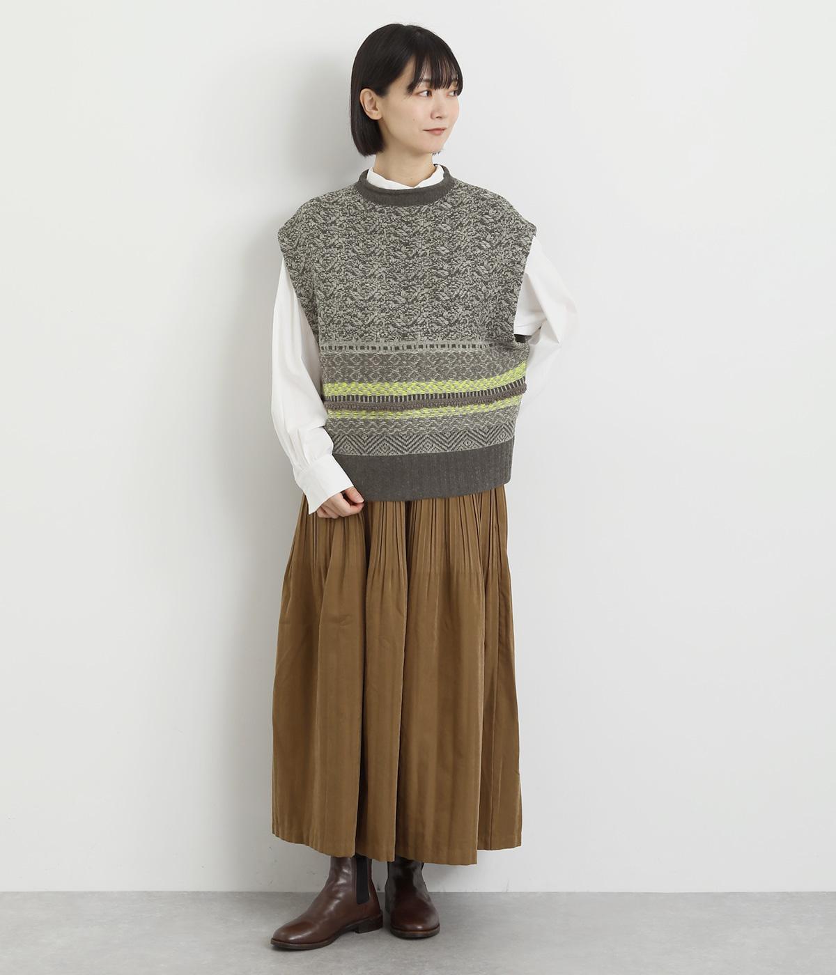 ジャカードニットベスト（LILASIC）の商品詳細