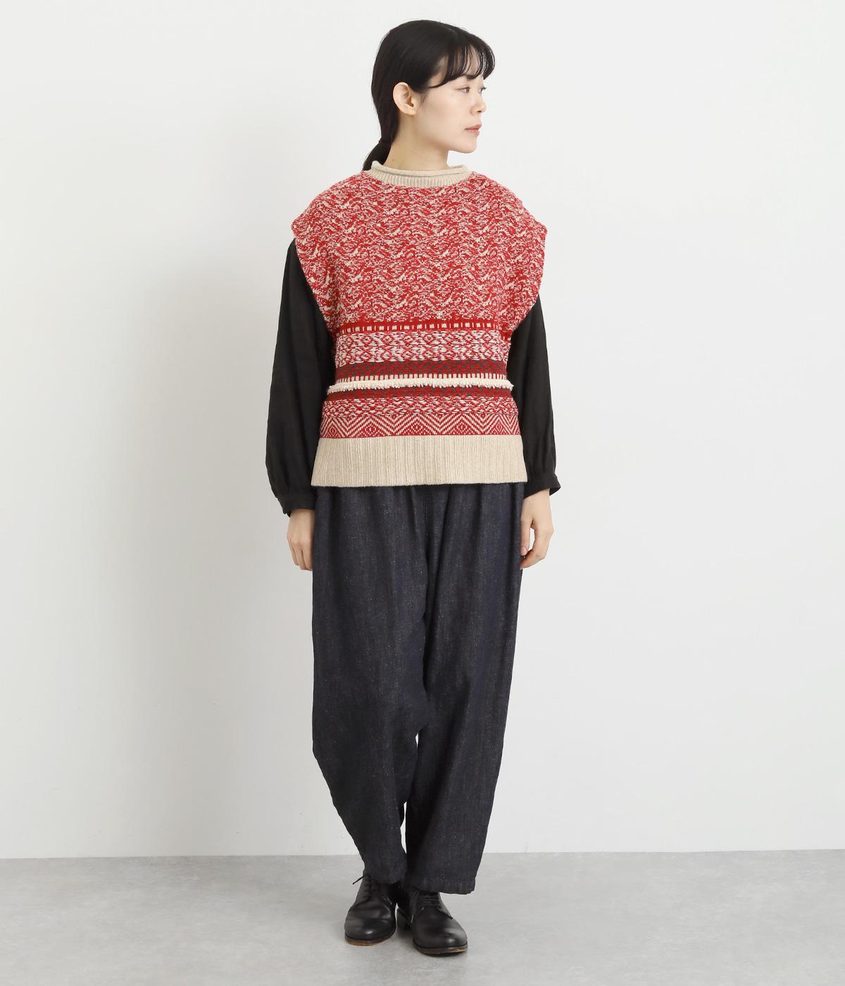 ジャカードニットベスト（LILASIC）の商品詳細