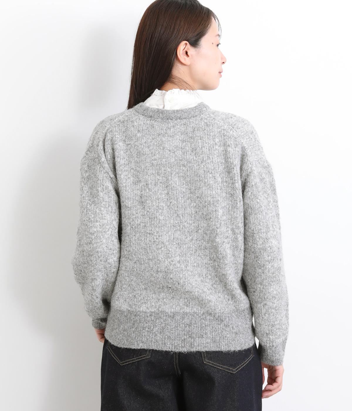 畦編みニットカーディガン（LILASIC）の商品詳細