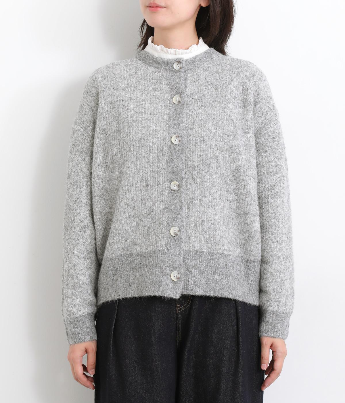 畦編みニットカーディガン（LILASIC）の商品詳細